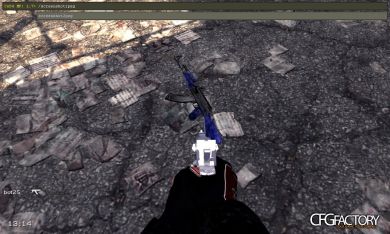 AK47 Blue Laminate Factory new