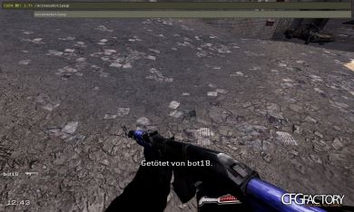 AK47 Blue Laminate Factory new