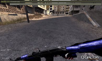 AK47 Blue Laminate Factory new