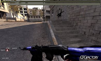 AK47 Blue Laminate Factory new