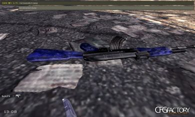 AK47 Blue Laminate Factory new