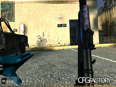 AK47 Blue Laminate Lines