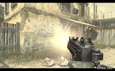 UZI with Wood Grip