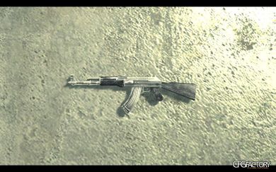 Silver AK-47