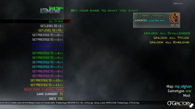 RepZIW4 aMW Menu