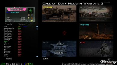 aMW Menu 2