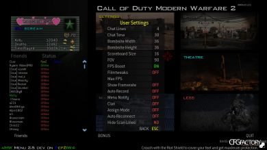 aMW Menu 2