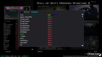 aMW Menu 2