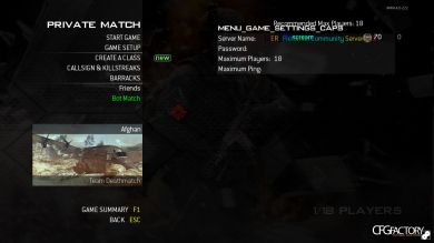 aMW Menu 2