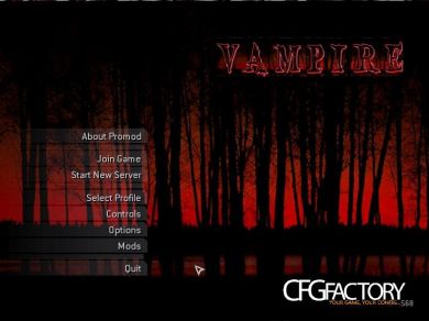 Vampire Menu Pack