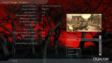BloodySky Menu