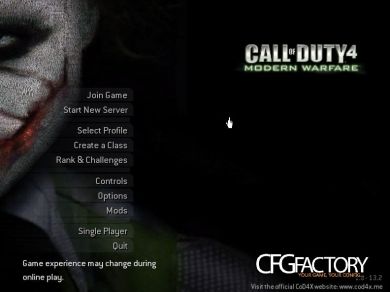 Joker's Menu Background