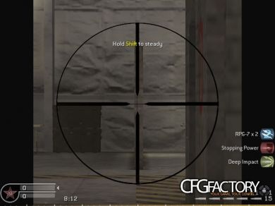CoD AW MORS - M40A3 Scope Overlay