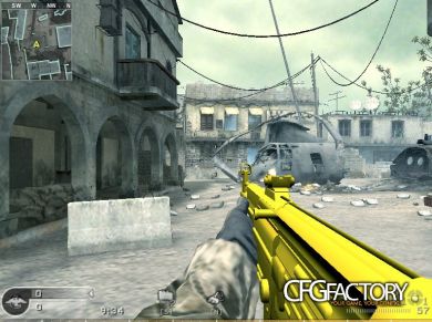 Removed Gold Camo WaW MP44