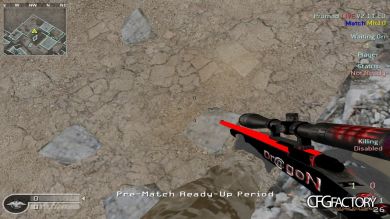 Red and black dragon sniper skin