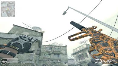COD BO Mp5k lava camo