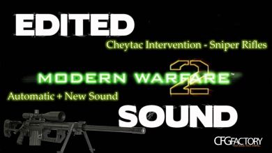 CALL OF DUTY:MW2 AUTOMATIC INTERVENTION SNIPER MOD