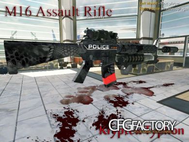 Kryptek Typhon  M16 Assault Rifle