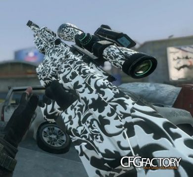 bo2 black - white camo