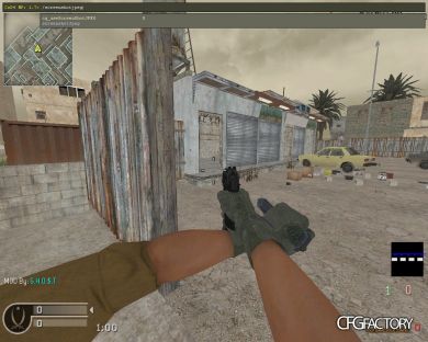 Tactical knife with beretta