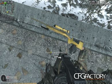 m40a3 wooden skin with a golden touch