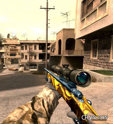 Yellow Lumini Sniper Skin