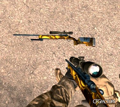 Yellow Lumini Sniper Skin