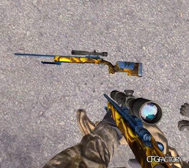 Yellow Lumini Sniper Skin