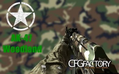 AK-47 Woodland Camo