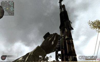 AK-47 Woodland Camo