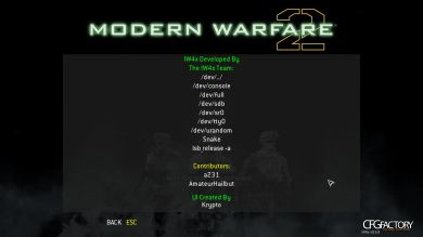 Eclectic IW4x Minimal GUI