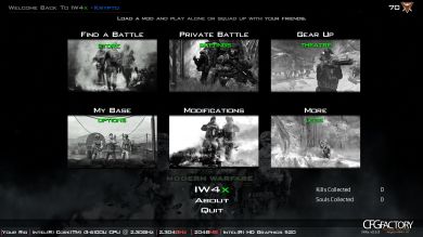Eclectic IW4x Minimal GUI