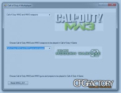 Call of Duty 4 Mods, MW2 and MW3 V1