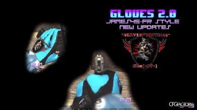 Gloves 2.0 Bleu - JAMES45-FR