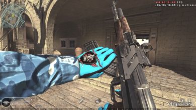 Gloves 2.0 Bleu - JAMES45-FR