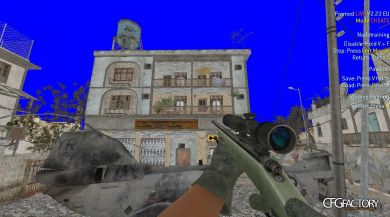 Blue skybox