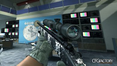 B/W Inverted Battle M40A3 (BO3 Camo)