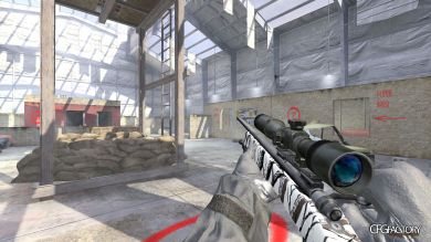 Snow Camo M40A3 (MW3 & Ghosts)