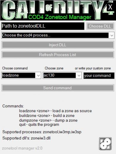 COD4 ZONETOOL MANAGER 2